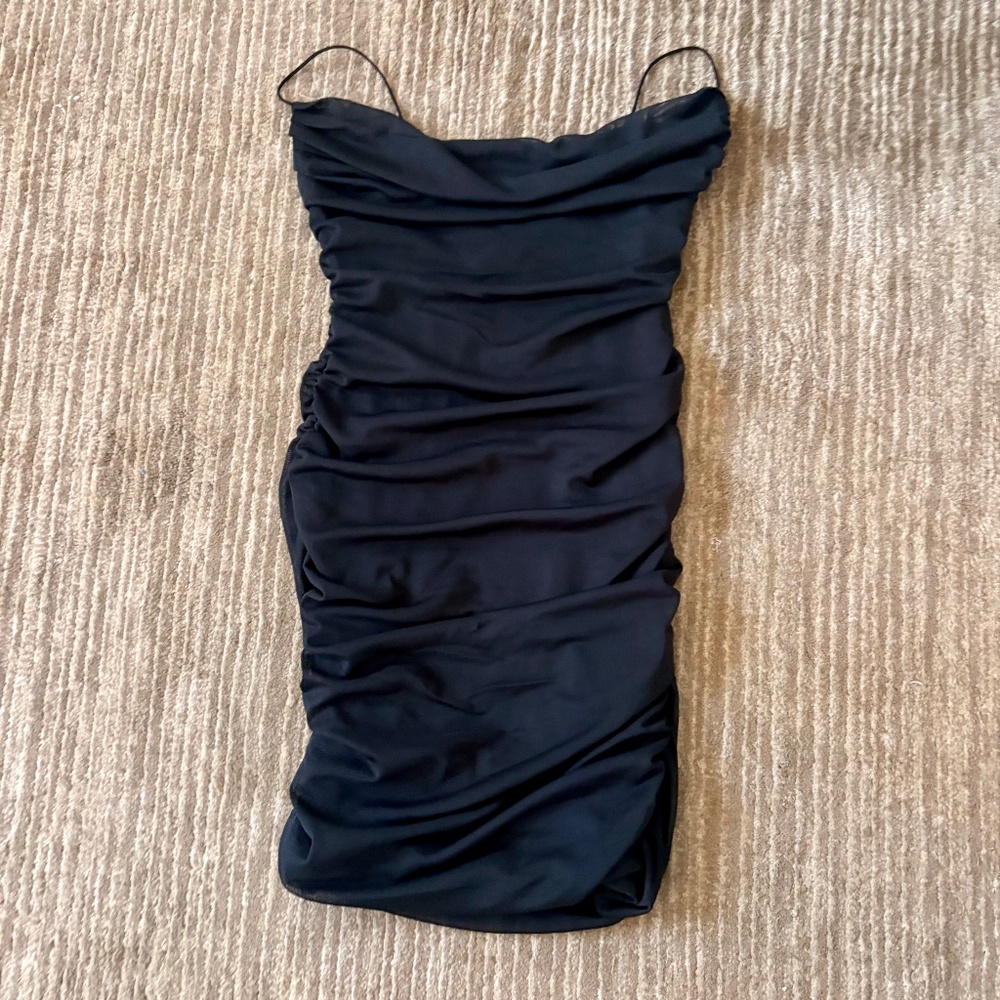 Black, Spaghetti Strap, Mini Dress ~ Garage. Size TTP/XS. NWT